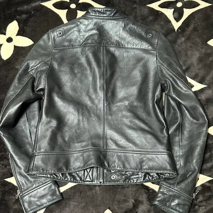 [BUNJANG] Polo Jeans Women's Short Leather Jacket / 폴로 진스 가죽자켓 여자 숏 가죽자켓