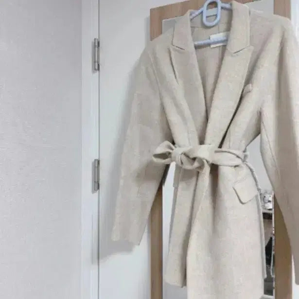 [BUNJANG] Tailored Half Coat - Ivory / 테일러드 하프코트
