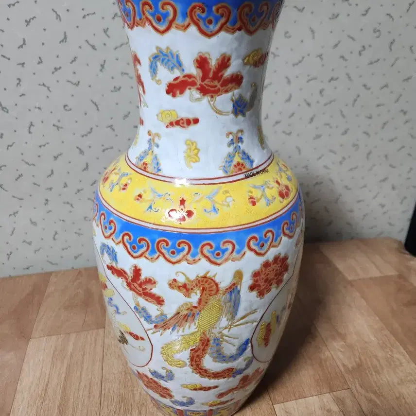 [BUNJANG] Chinese Five-Color Porcelain Vase / 중국  오채 도자기