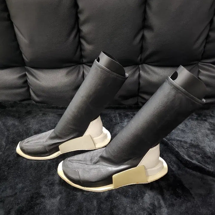 [BUNJANG] Rick Owens Adidas Level Runner Socks Boots (UK6) / 릭오웬스 레벨 러너 삭스 부츠 (UK6)