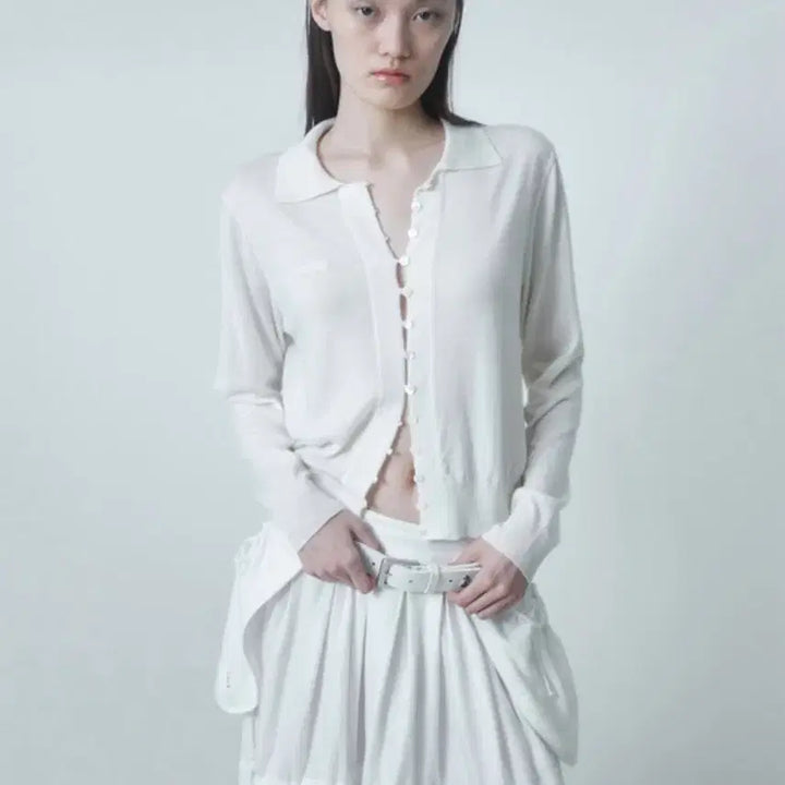 [SOLD OUT] 세릭 CERRIC 카라 가디건 아이보리