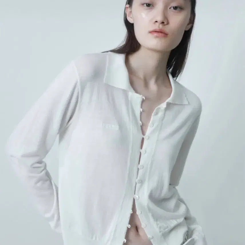 [SOLD OUT] 세릭 CERRIC 카라 가디건 아이보리