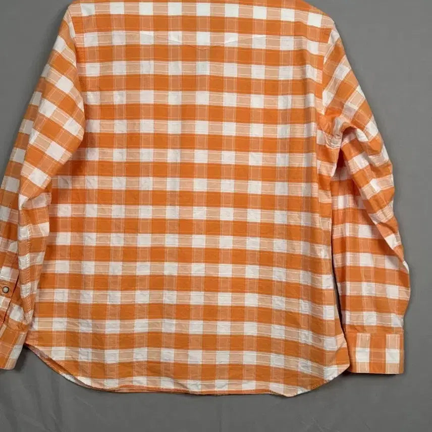 [BUNJANG] Polo Ralph Lauren Orange Check Western Shirt (L) / 폴로랄프로렌 오렌지 체크 웨스턴셔츠 (L)