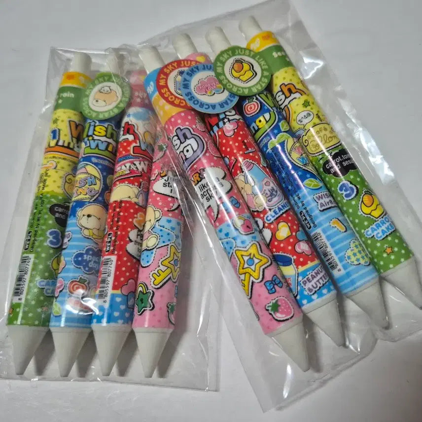 [BUNJANG] Wish Wing Mechanical Pencil Set / 고전문구 위시윙 샤프 세트