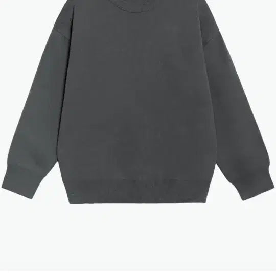 [BUNJANG] Double Check Washable Knit Gray Sweater / 더블체크 워셔블 니트 진회색