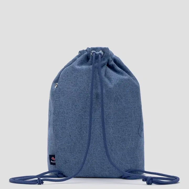 [BUNJANG] Joseph&Stacy Hello Kitty Denim String Backpack / [조셉앤스테이시] 데님 스트링 백팩 헬로키티