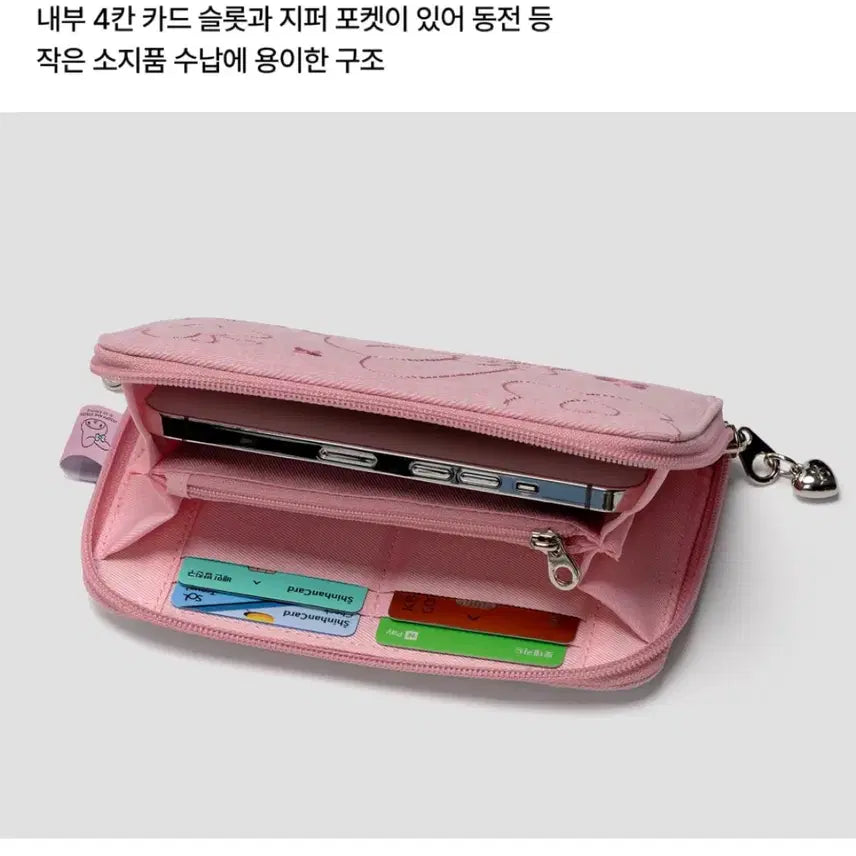 [BUNJANG] Joseph & Stacey My Melody Denim Travel Cross Wallet / [조셉앤스테이시] 데님 트래블 크로스 월렛 마이멜로디