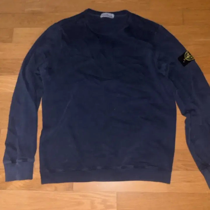 [BUNJANG] Stone Island Men's Navy Sweatshirt / 스톤아일랜드 맨투맨 남색