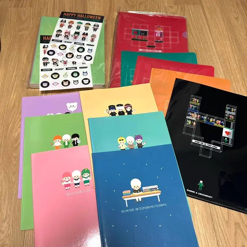 [BUNJANG] Acro 2016 Official Merchandise Set (Note + Holder File + Fan) / 늪지대 스트리머 악어) 노트+홀더파일+부채