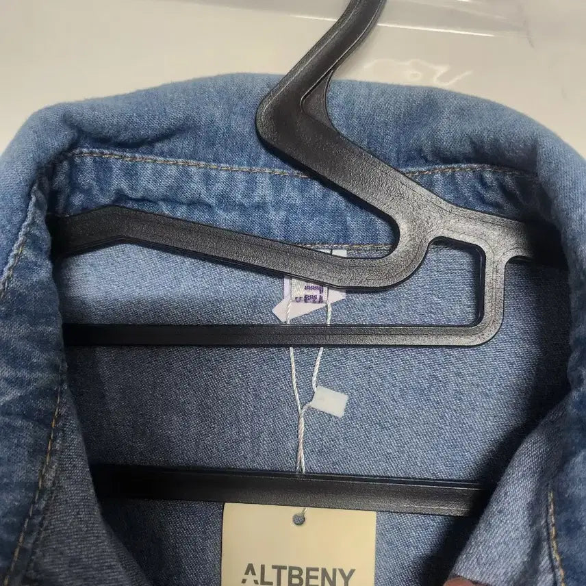 [BUNJANG] ALTBENY Denim Shirt Dress / 새상품 ALTBENY 데님 셔츠 원피스 55  66  통통66까지