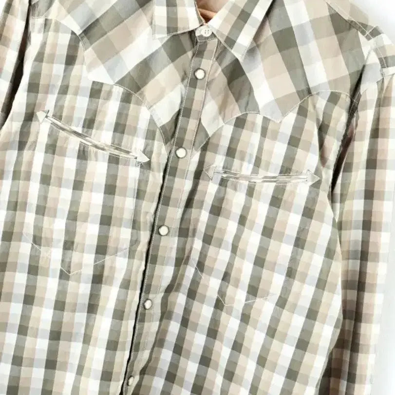 [BUNJANG] Levi's Rodeo York Western Shirt (XL) / 리바이스 펄스냅 로데오 요크 웨스턴 셔츠(XL)