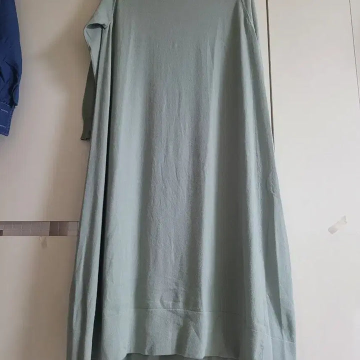 [BUNJANG] Pastel Green Holgarment Long Dress / 홀가먼트 파스텔그린 원피스