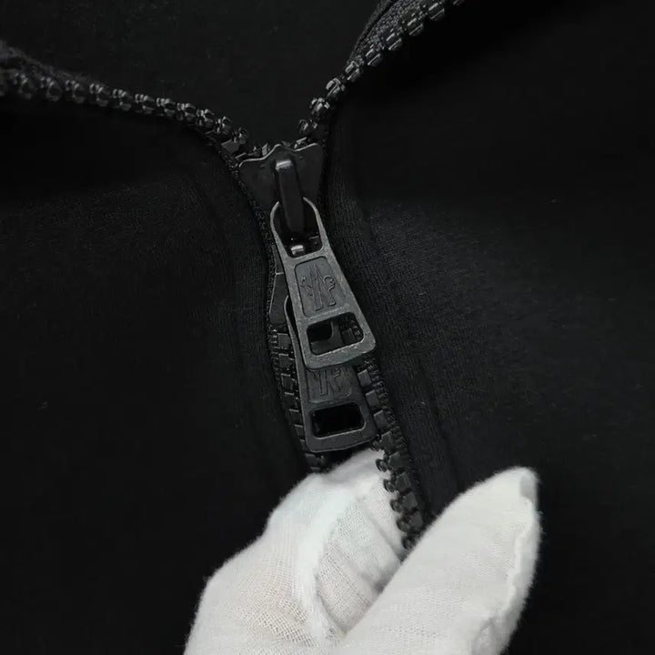 [BUNJANG] Moncler Neoprene Hooded Zip-up Jacket / 몽클레어 네오프랜 후드집업