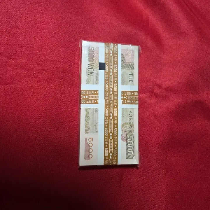 [BUNJANG] Korean 5,000 Won Bills Bundle / 3차오천원 100장다발