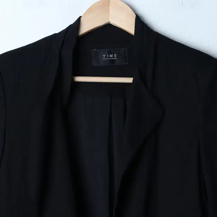 [BUNJANG] W(S-M) Time Layered Blazer Jacket / W(S-M) 타임 정장 슈트 자켓 블레이저 레이어드 블랙 마-17584