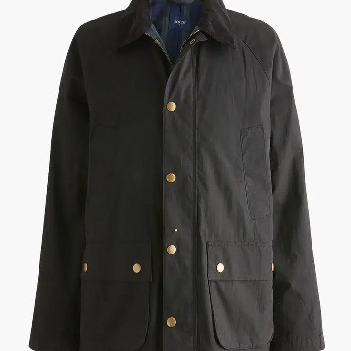 [BUNJANG] J.Crew Black Barbour Jacket M / 제이크루 블랙 바버 자켓 M사이즈 새제품