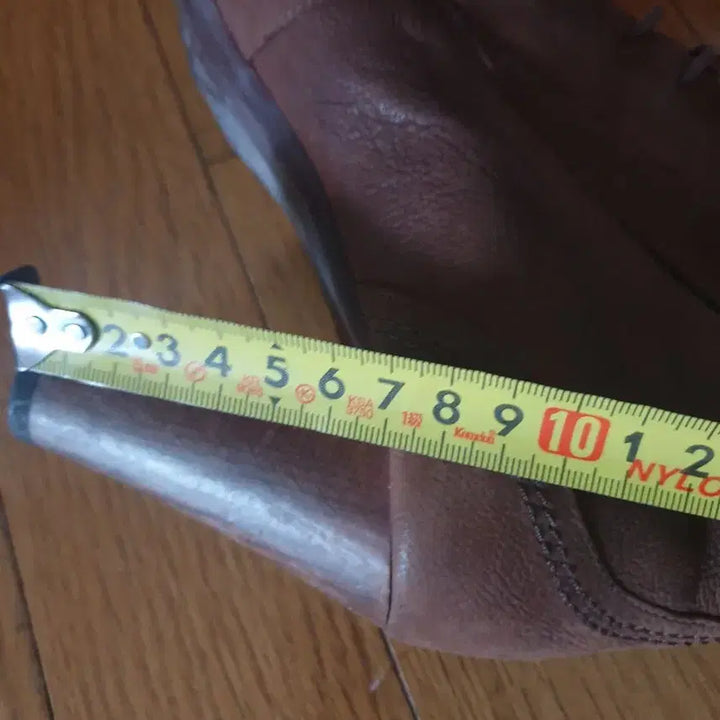 [BUNJANG] Camper Lace-up Ankle Boots / 브라운 레이스업 앵클 부츠캠퍼앵글부츠 뒤굽7 앞높이2  사이즈 225