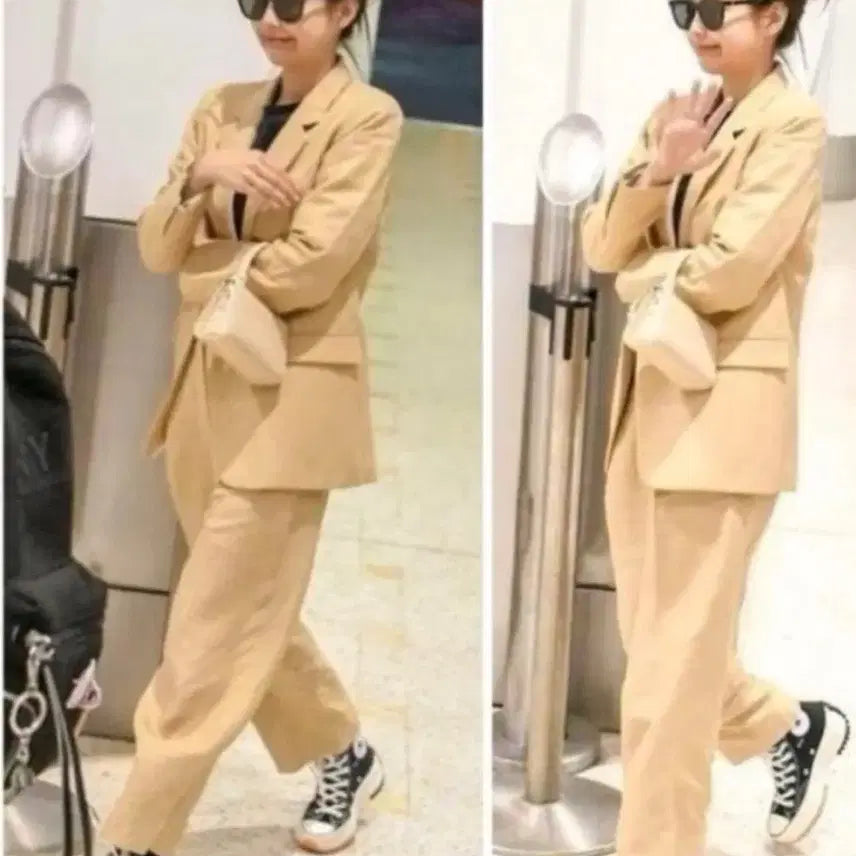 [BUNJANG] Sandro Beige Jacket / 산드로 자켓