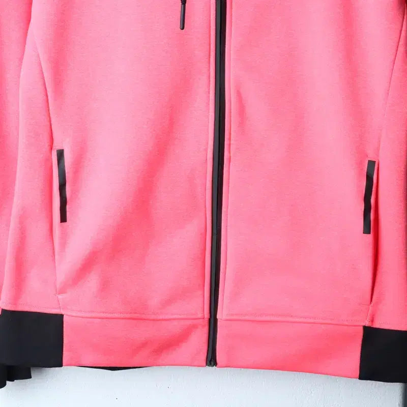 [BUNJANG] Adidas Hooded Zip-Up Functional Fluorescent Orange Old School Jacket / W(XL) 아디다스 후드집업 기능성 형광오렌지 올드스쿨-175AC