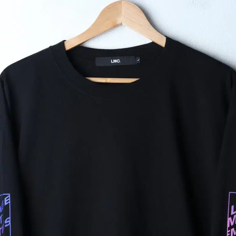 [BUNJANG] LMC Side Printing Long Sleeve T-shirt / (L-XL) 엘엠씨 긴팔티셔츠 사이드프린팅 블랙 올드스쿨-175AF