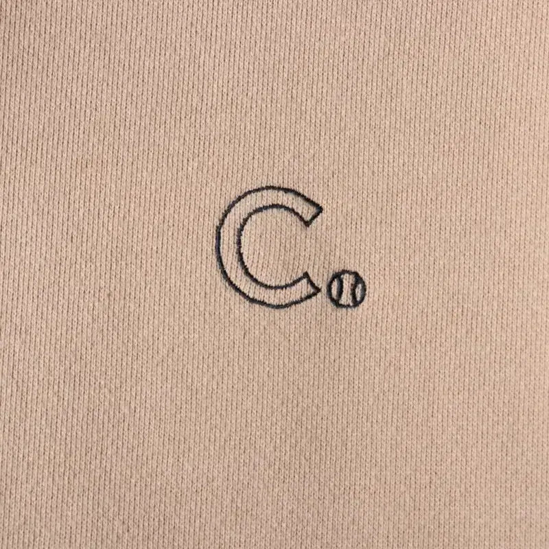 [BUNJANG] Clove Small Logo Beige Hoodie / (F) 클로브 후드티셔츠 스몰로고 베이지 올드스쿨-175B4