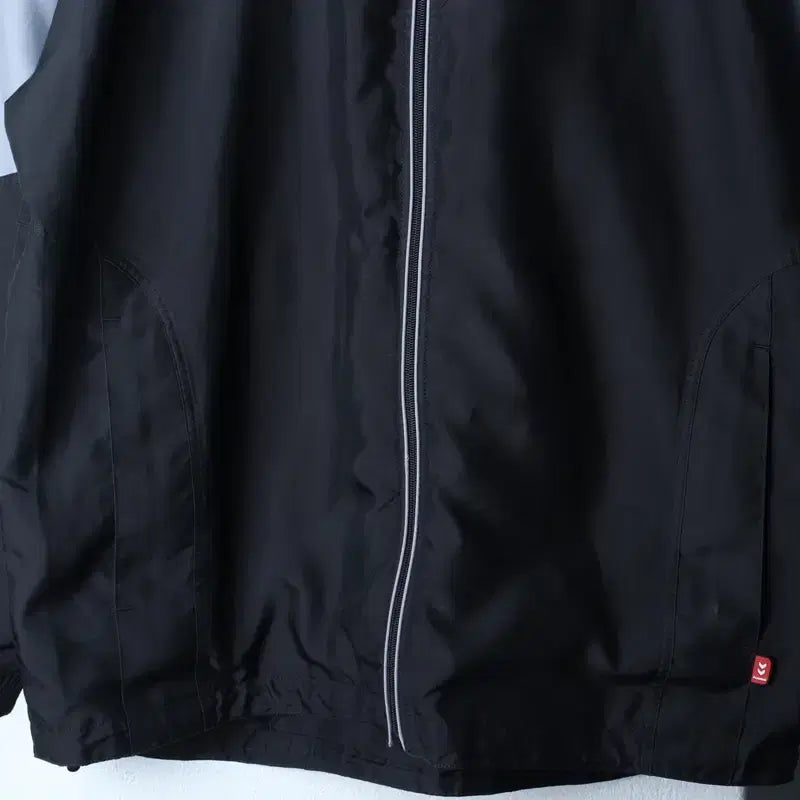 [BUNJANG] Hummel Gray Windbreaker Jacket / (2XL) 험멜 집업 바람막이 점퍼자켓 빅사이즈 그레이-175BD