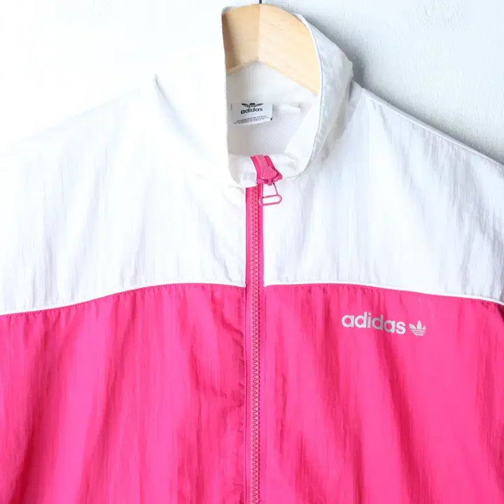 [BUNJANG] Adidas Windbreaker Jacket / W(M) 아디다스 집업 바람막이 점퍼자켓 오리지널 핑크-175C0