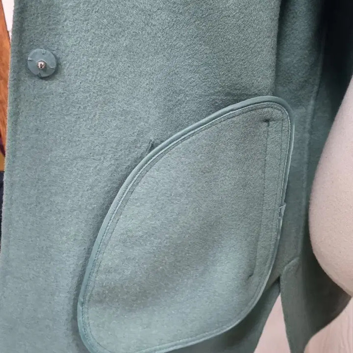 [BUNJANG] Mill Studio Mint Handmade Coat 77 / 밀 스튜디오 민트 핸드메이드 코트 77