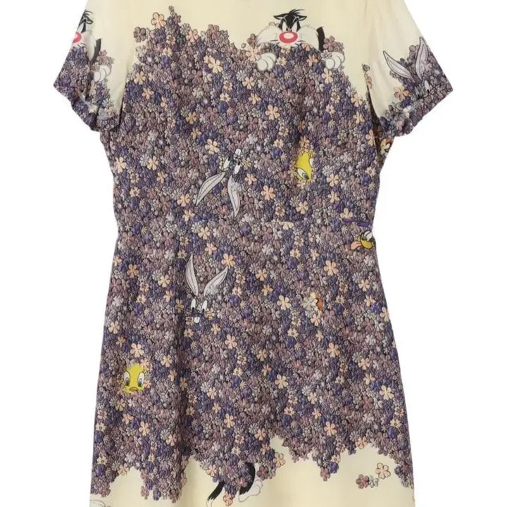[BUNJANG] Paul & Joe Bugs Bunny Floral Midi Dress / 폴앤조 벅스바니 플라워원피스