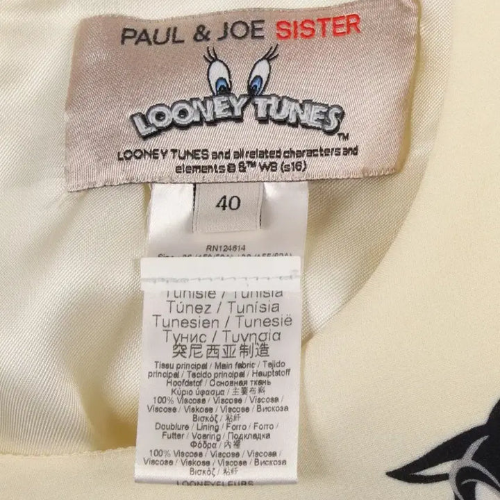 [BUNJANG] Paul & Joe Bugs Bunny Floral Midi Dress / 폴앤조 벅스바니 플라워원피스