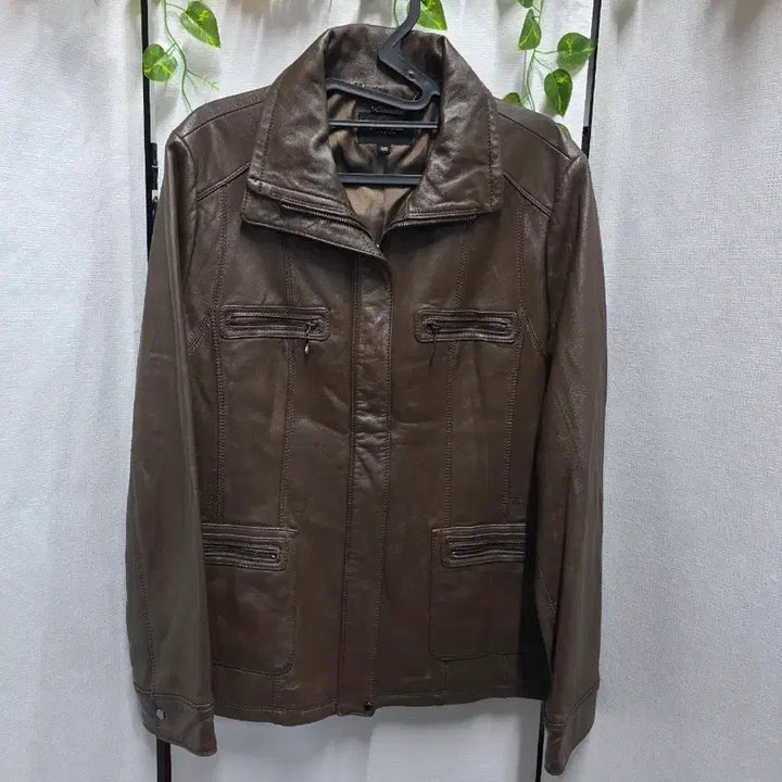 [BUNJANG] Crocodile Lambskin Leather Jacket / 크로커다일양가죽자켓