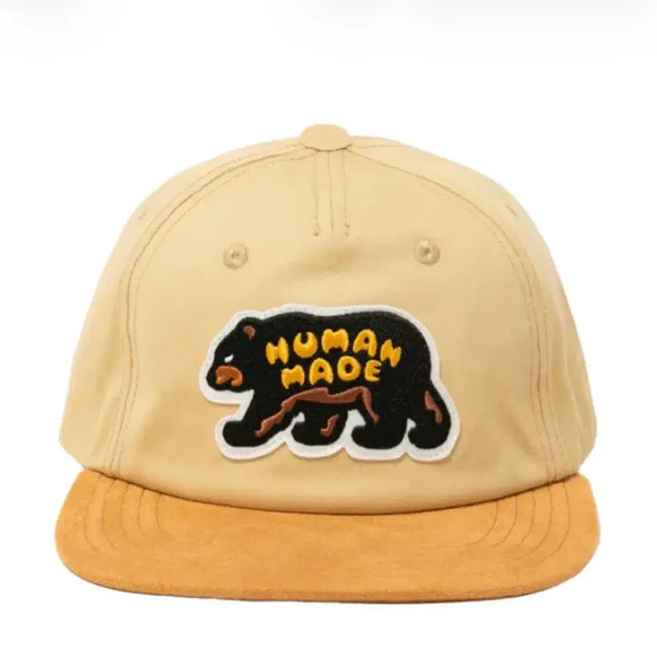 [BUNJANG] Human Made 5 Panel Cap Beige Bear / 휴먼메이드 5패널 캡 베이지 곰돌이