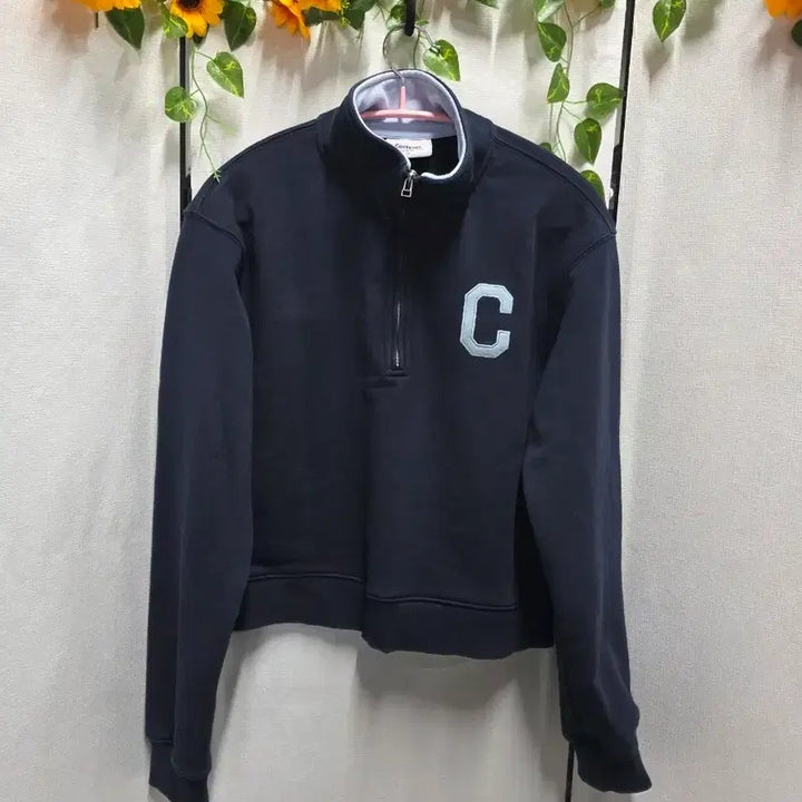 [BUNJANG] Covernat Half Zip Long Sleeve T-shirt / 커버낫반집업티셧