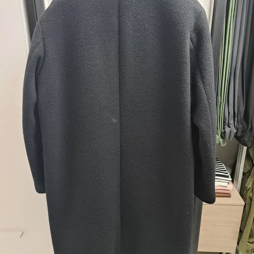 [BUNJANG] Legacy Cashmere Oversized Single Coat Black / 레가시 캐시20 오버핏 싱글코트 블랙 100사이즈