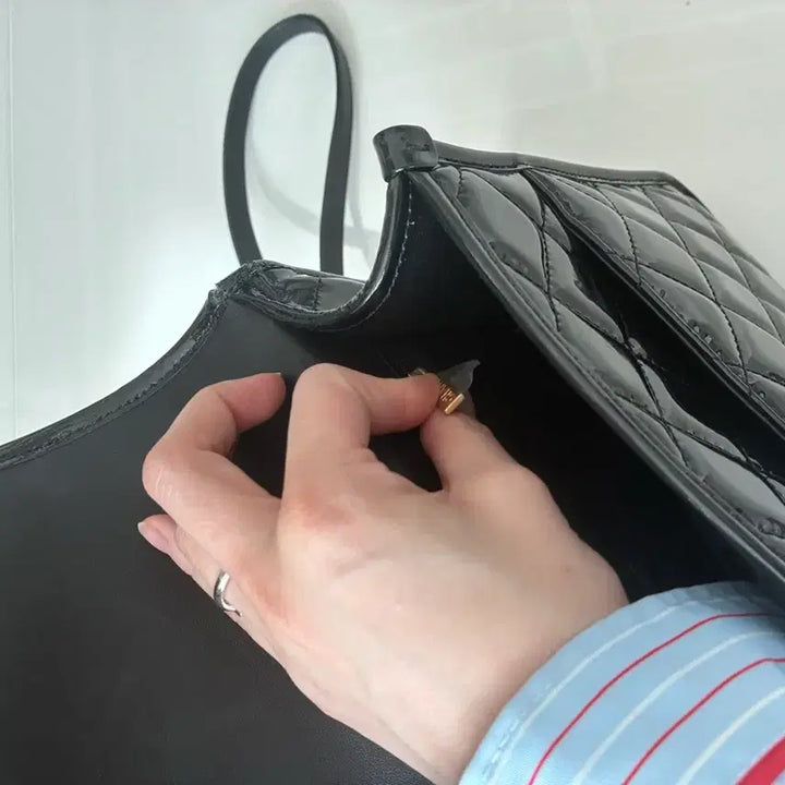 [BUNJANG] Chanel Patent Leather Backpack / 샤넬 페이던트 백팩