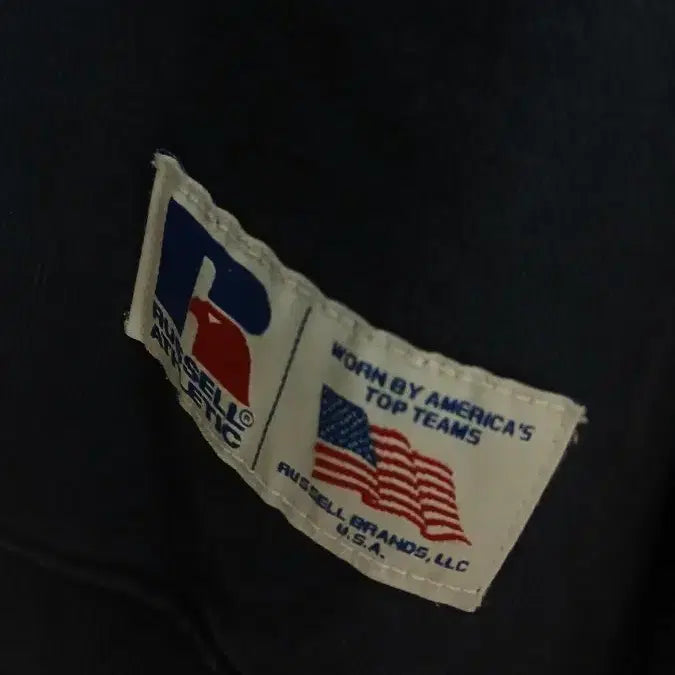 [BUNJANG] Russell Athletic Navy Sweatshirt 105 Size Oversized / 러셀 애슬레틱 네이비 맨투맨 105사이즈 오버핏 자연스러물빠짐