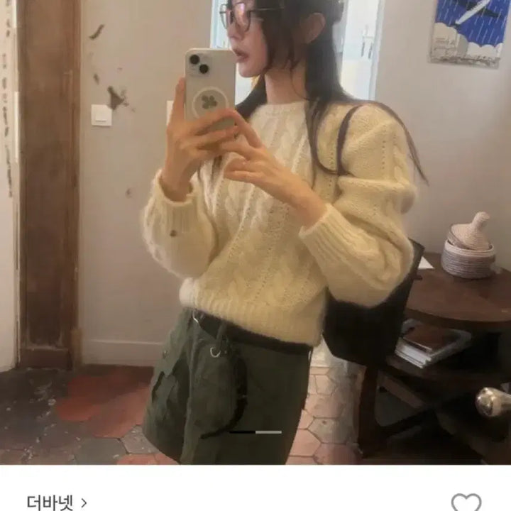 [BUNJANG] The Barnet Pope Cable Knit Sweater / 더바넷 pope cable knit