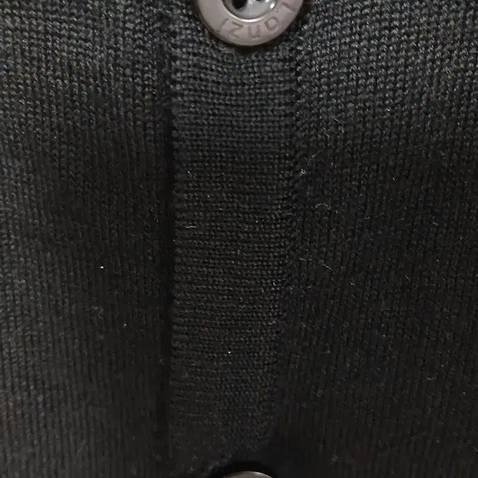 [BUNJANG] Lanzi Black Pocket Cardigan (Size 105) Men's / Lanzi 란찌 블랙 포켓가디건 105 사이즈