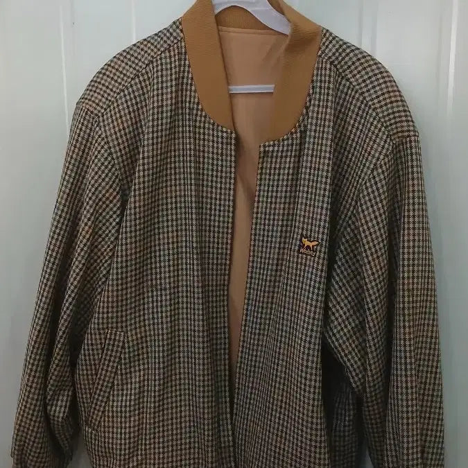 [BUNJANG] Wolsey Houndstooth Check Wool Jacket / Wolsey 울 자켓 하운드투스 체크 100