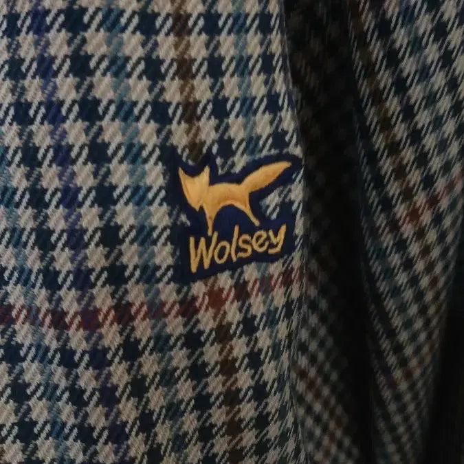 [BUNJANG] Wolsey Houndstooth Check Wool Jacket / Wolsey 울 자켓 하운드투스 체크 100