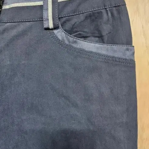 [BUNJANG] Lanvin Side Line Wide Denim Pants / 미사용 랑방 사이드라인 와이드 데님  팬츠 40