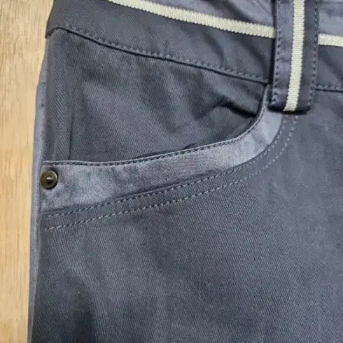 [BUNJANG] Lanvin Side Line Wide Denim Pants / 미사용 랑방 사이드라인 와이드 데님  팬츠 40