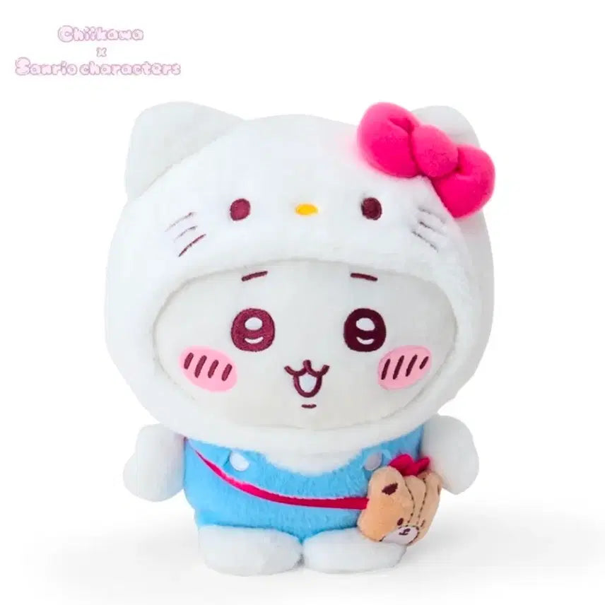 [BUNJANG] Munjakgwi Sanrio Hello Kitty Chiikawa Plush Doll / [미개봉] 먼작귀 산리오 콜라보 헬로키티 치이카와 누이