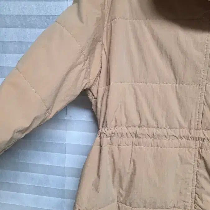 [BUNJANG] L'ESCCOVE Long Padded Coat Beige / L'ESCCOVE 롱 패딩 코트 베이지