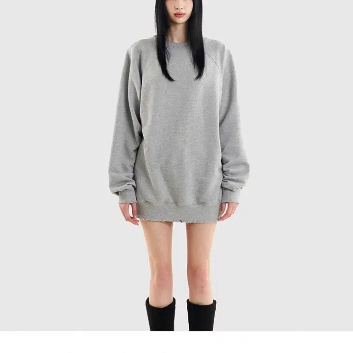 [BUNJANG] Guse Oversized Distressed MTM Gray / 구즈 guse 오버구제mtm 그레이 새상품