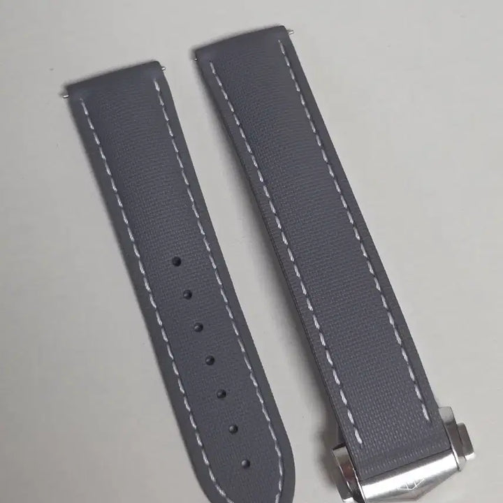 [BUNJANG] Artem Hybrid Rubber Strap Gray/White 20mm / 아르템 하이브리드 러버스트랩 그레이/화이트 20mm