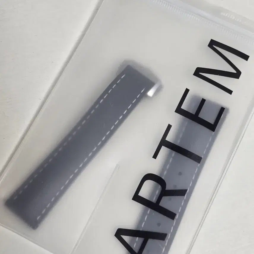 [BUNJANG] Artem Hybrid Rubber Strap Gray/White 20mm / 아르템 하이브리드 러버스트랩 그레이/화이트 20mm