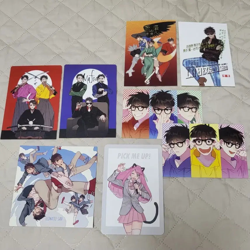[BUNJANG] Osomatsu-san Unofficial Goods Postcard Set / 오소마츠상 비공식 굿즈 엽서 8종 세트