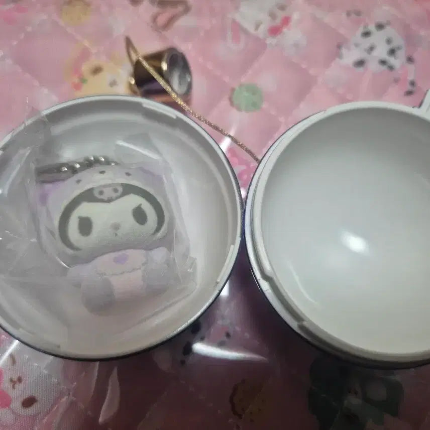 [BUNJANG] Sanrio Kuromi Fluffy Figure / 산리오 라떼쿠마 플로키 피규어 쿠로미