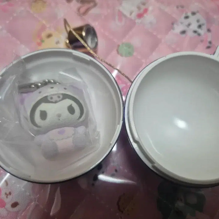 [BUNJANG] Sanrio Kuromi Fluffy Figure / 산리오 라떼쿠마 플로키 피규어 쿠로미